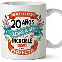 MUGFFINS Taza 20 Cumpleaños -&quot-Me ha llevado 20 años llegar a ser increíble y casi perfecto - Regalos Desayuno Feliz…